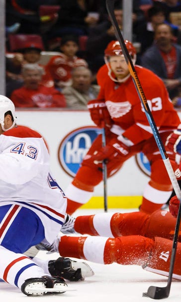 Lack of shots plague Wings against Canadiens